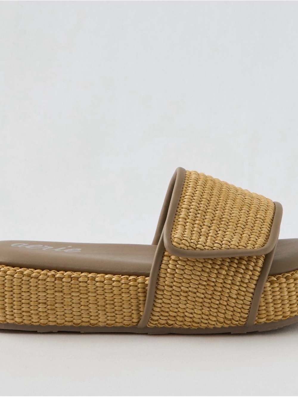 Aerie Woven Slide Sandals - Women's Casual Summer Slides - Picture 2 of 5
